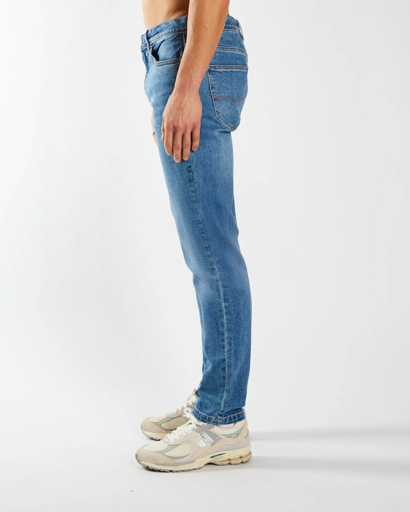 Quick Dry Weave Technology Breathable fabric technology Palmer Slim Fit Pebble Blue