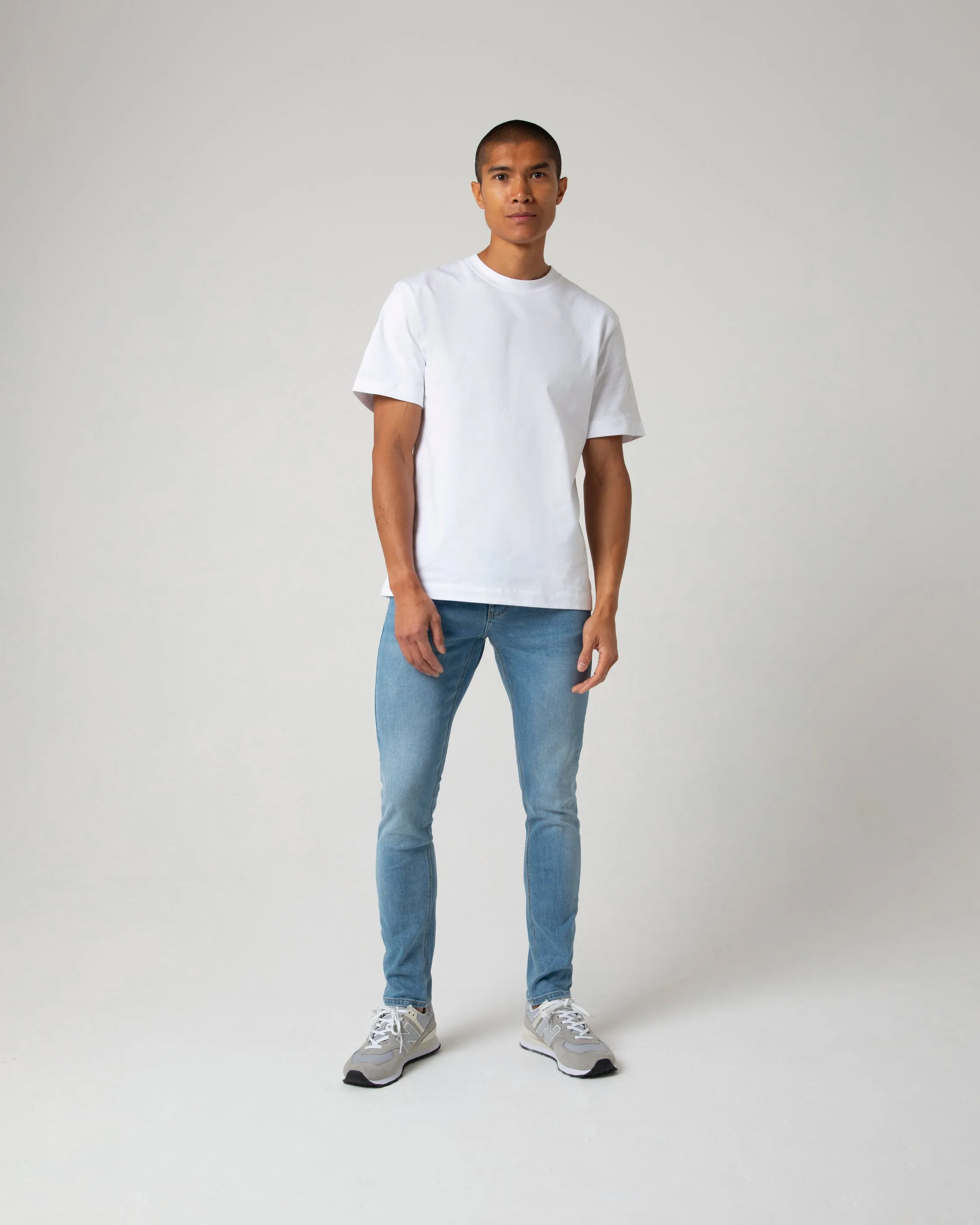 Palmer Slim Fit Vintage Blue Resilient material Smart Basic