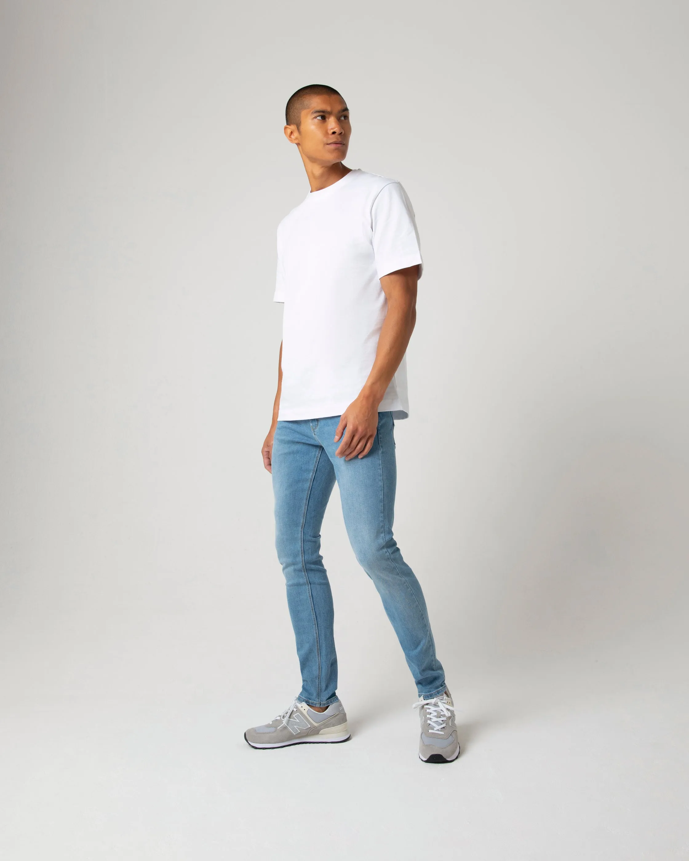 Mid Rise Anti Fade Technology Palmer Slim Fit Vintage Blue