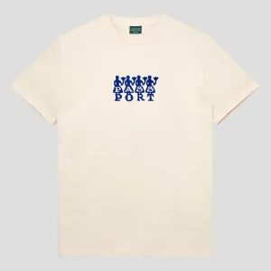 Fresh Style Pass~Port 4 Flowers Organic Cotton Tee - Off White