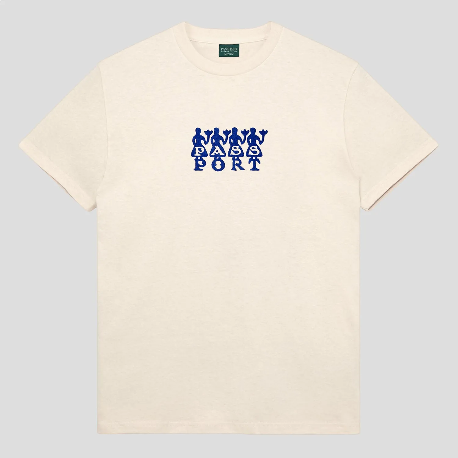 Pass~Port 4 Flowers Organic Cotton Tee - Off White Biodegradable Textile