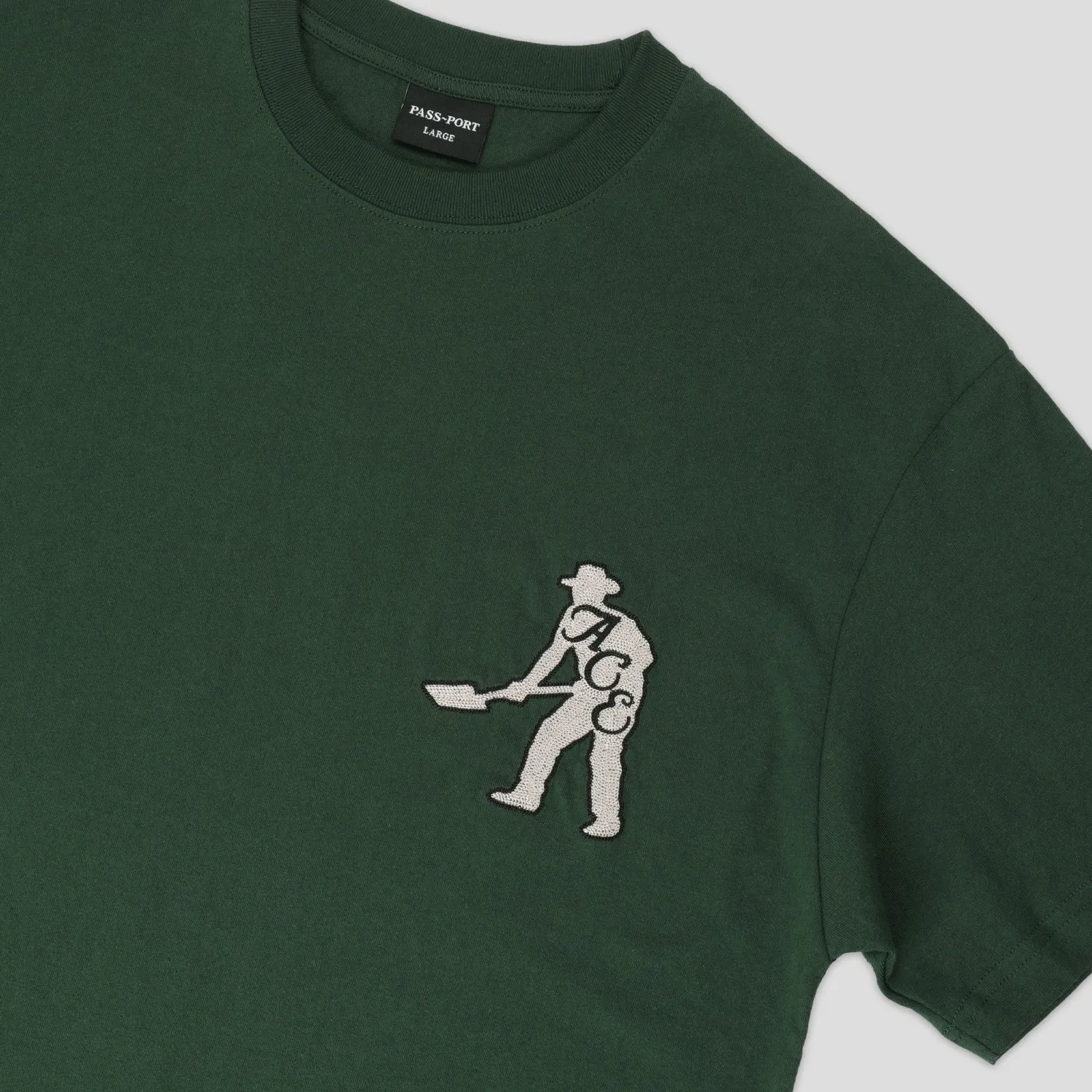Pass~Port & Ace Trucks MFG Ace & Spade Tee - Green Soft Waistband