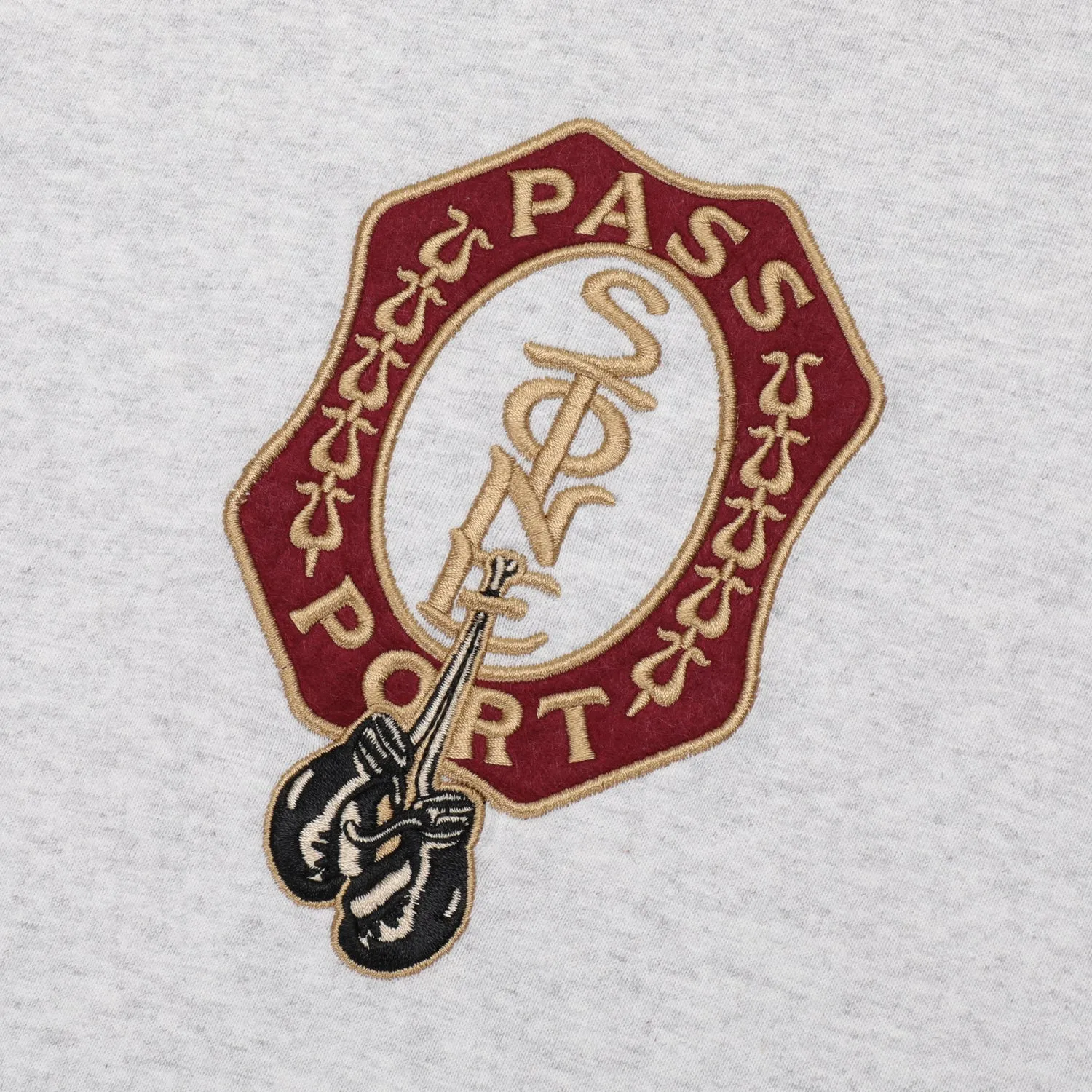 Sport Wear Pass~Port & Anthony "Stone" Mapstone Tee - Ash