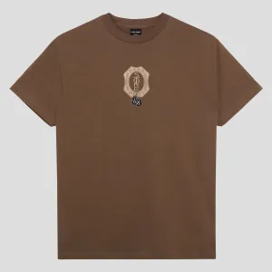 Pass~Port & Anthony "Stone" Mapstone Tee - Choc No-Fuss Design