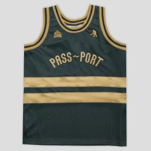 Pass~Port & The Bunt Jam Basketball Jersey Collared Soft & Smooth