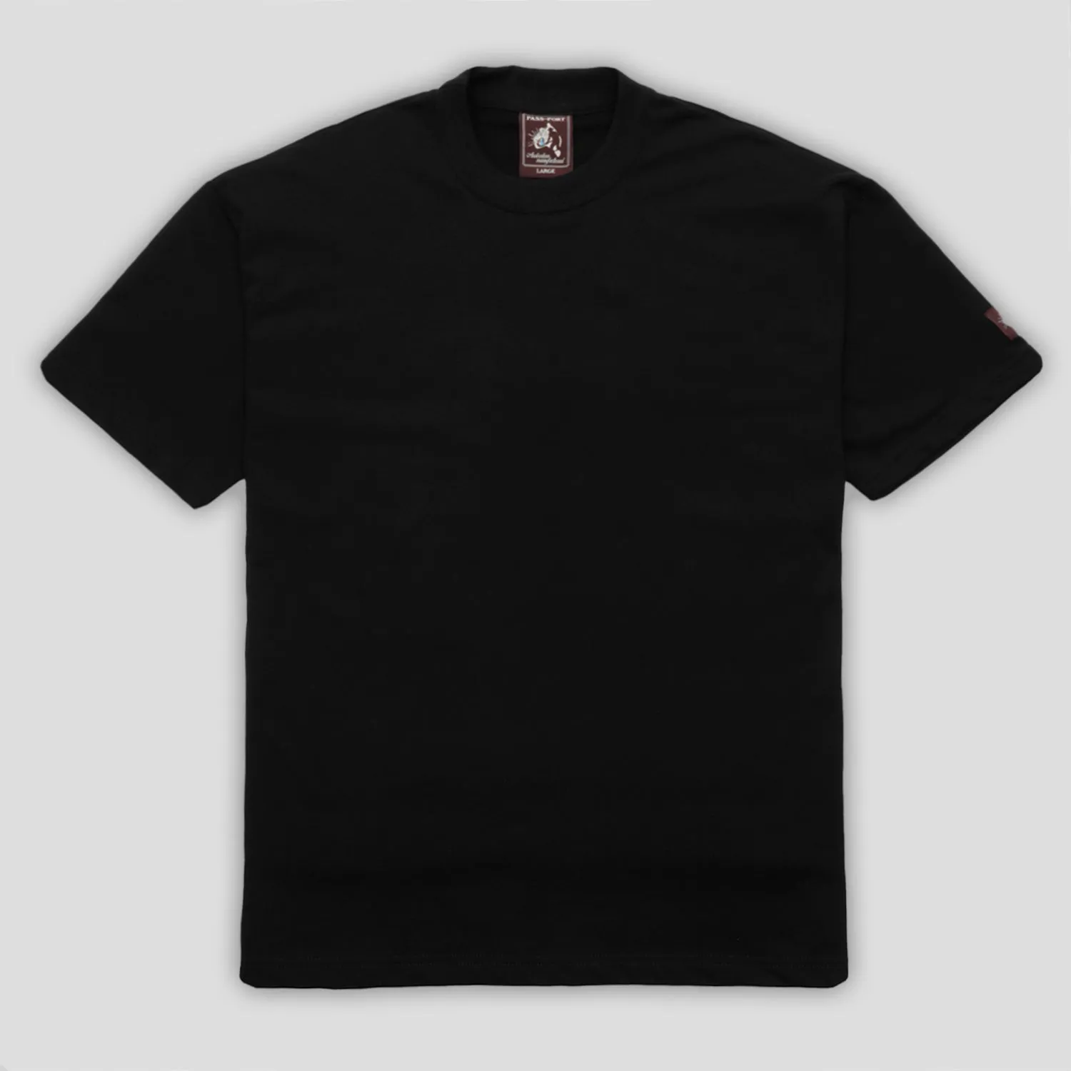 Pass~Port Australian Manufactured Tee - Black Soft Design Essential Piece