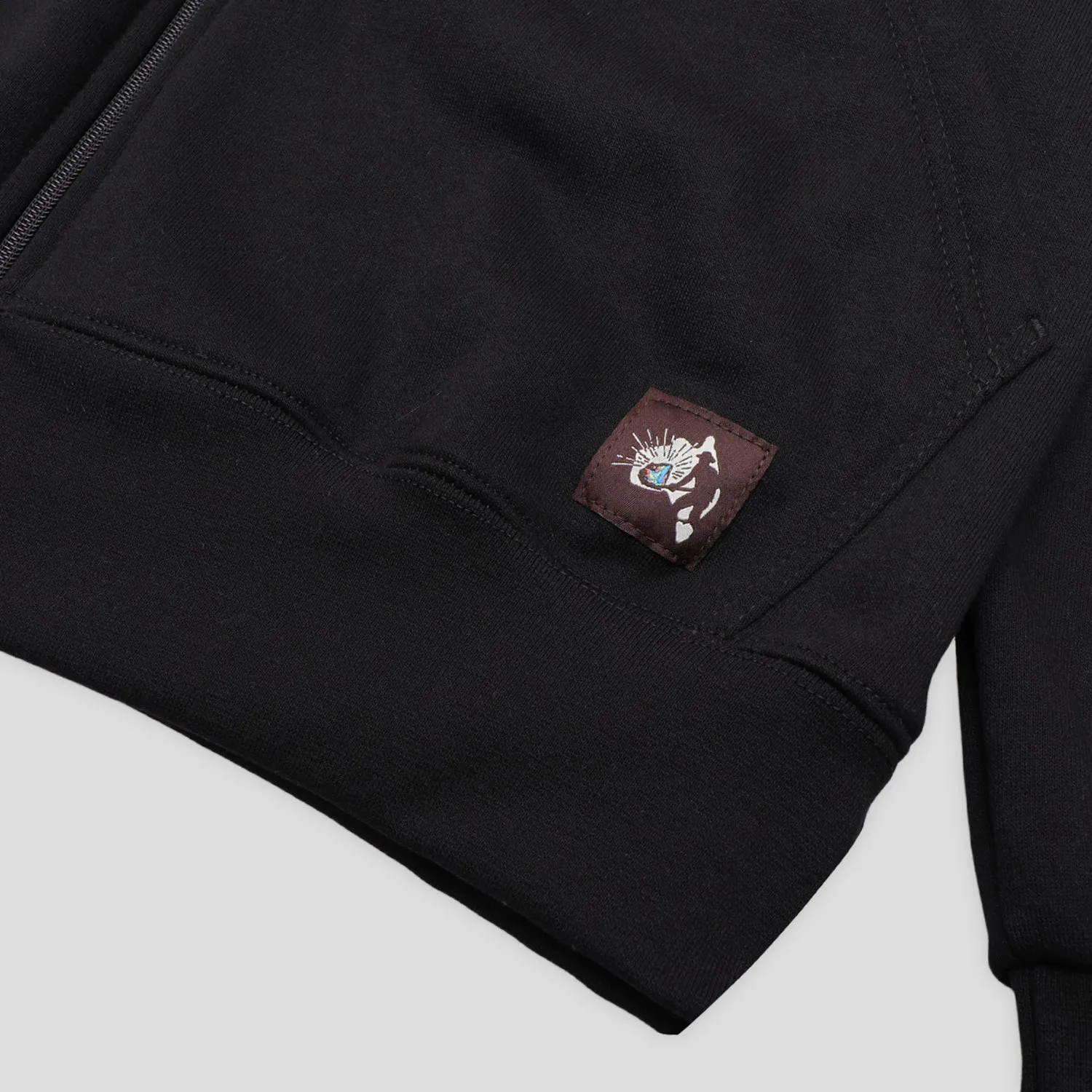 Pass~Port Australian Manufactured Zip Hood - Black Cozy Fashion