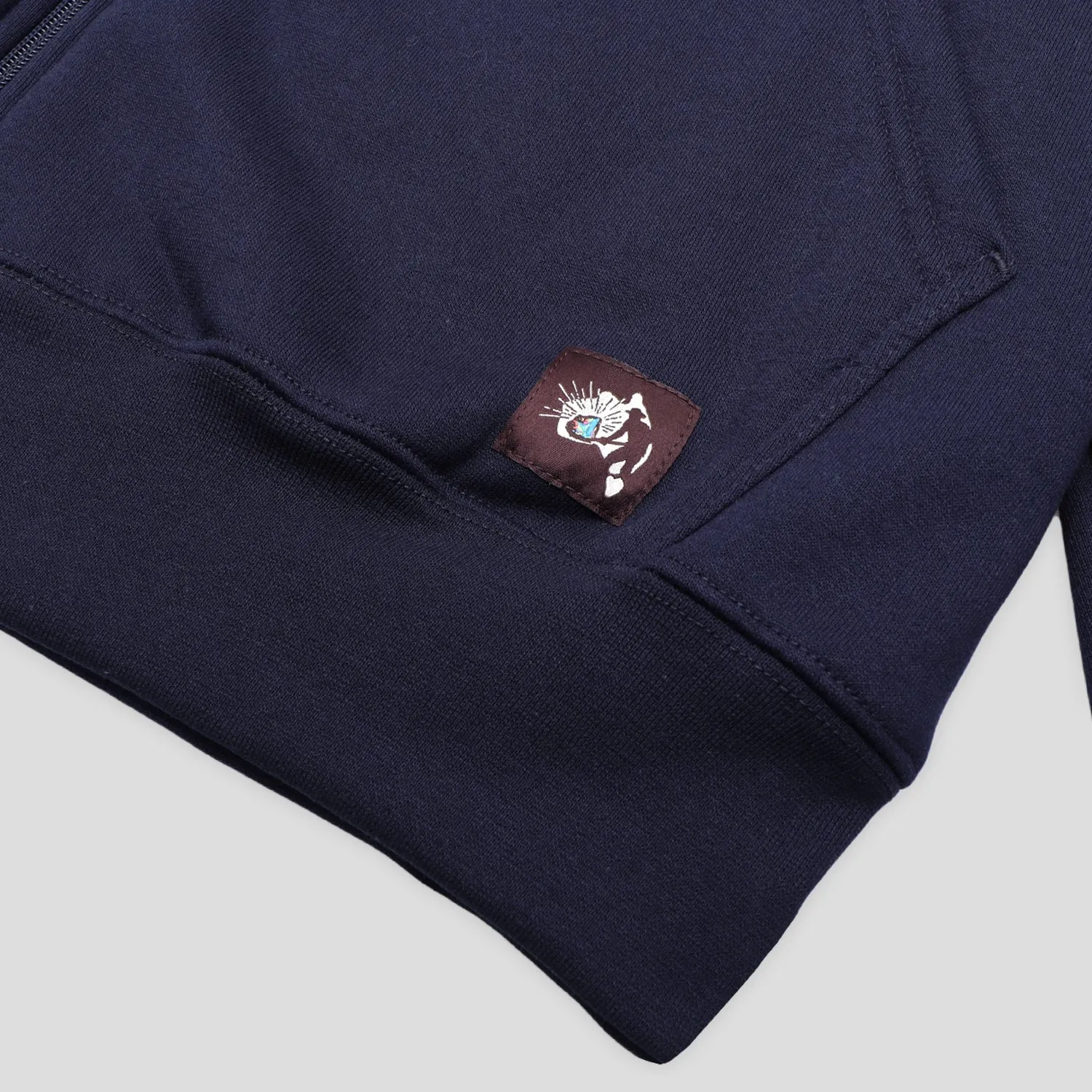 Pass~Port Australian Manufactured Zip Hood - Navy Comfort Hoodie