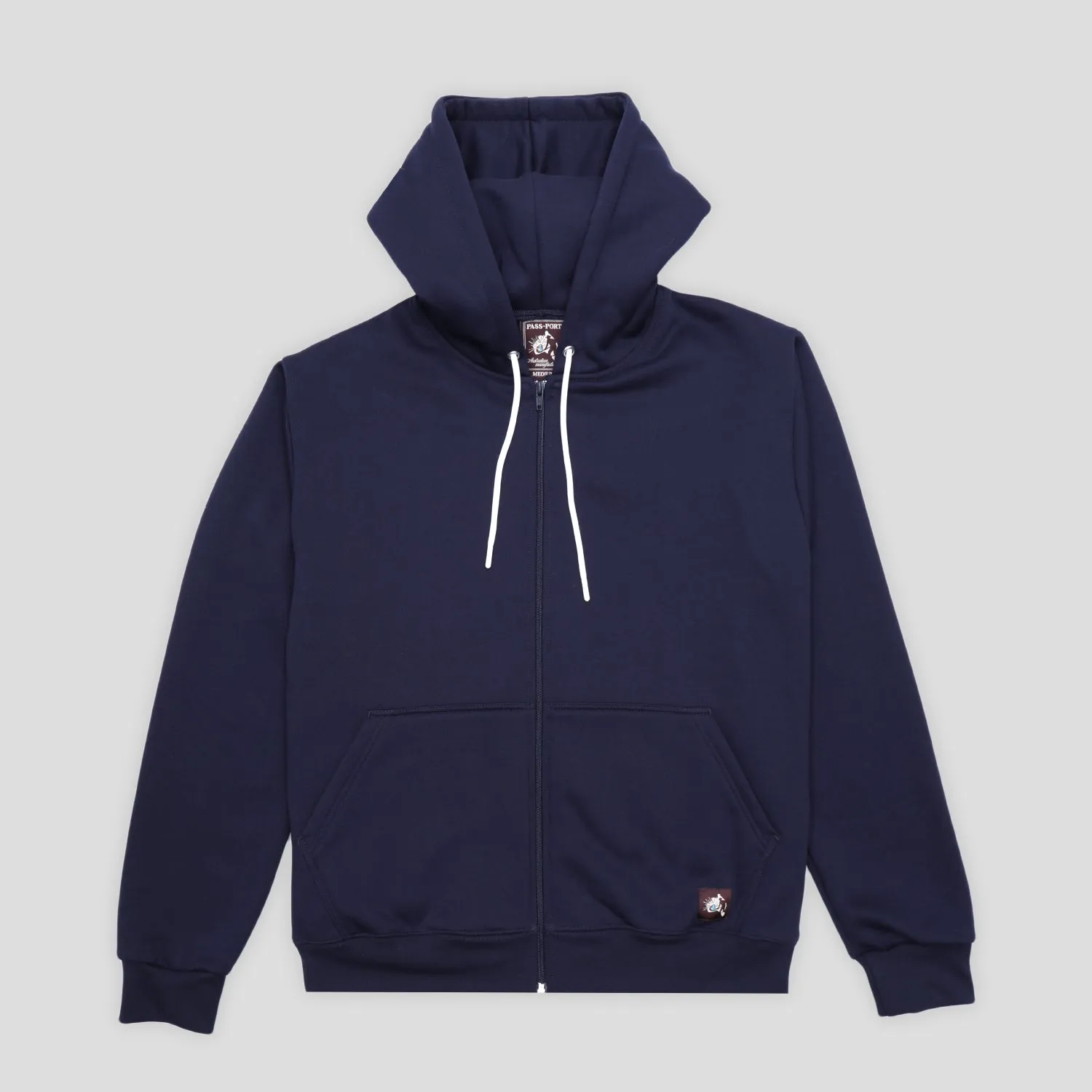 Branded Look Pass~Port Australian Manufactured Zip Hood - Navy
