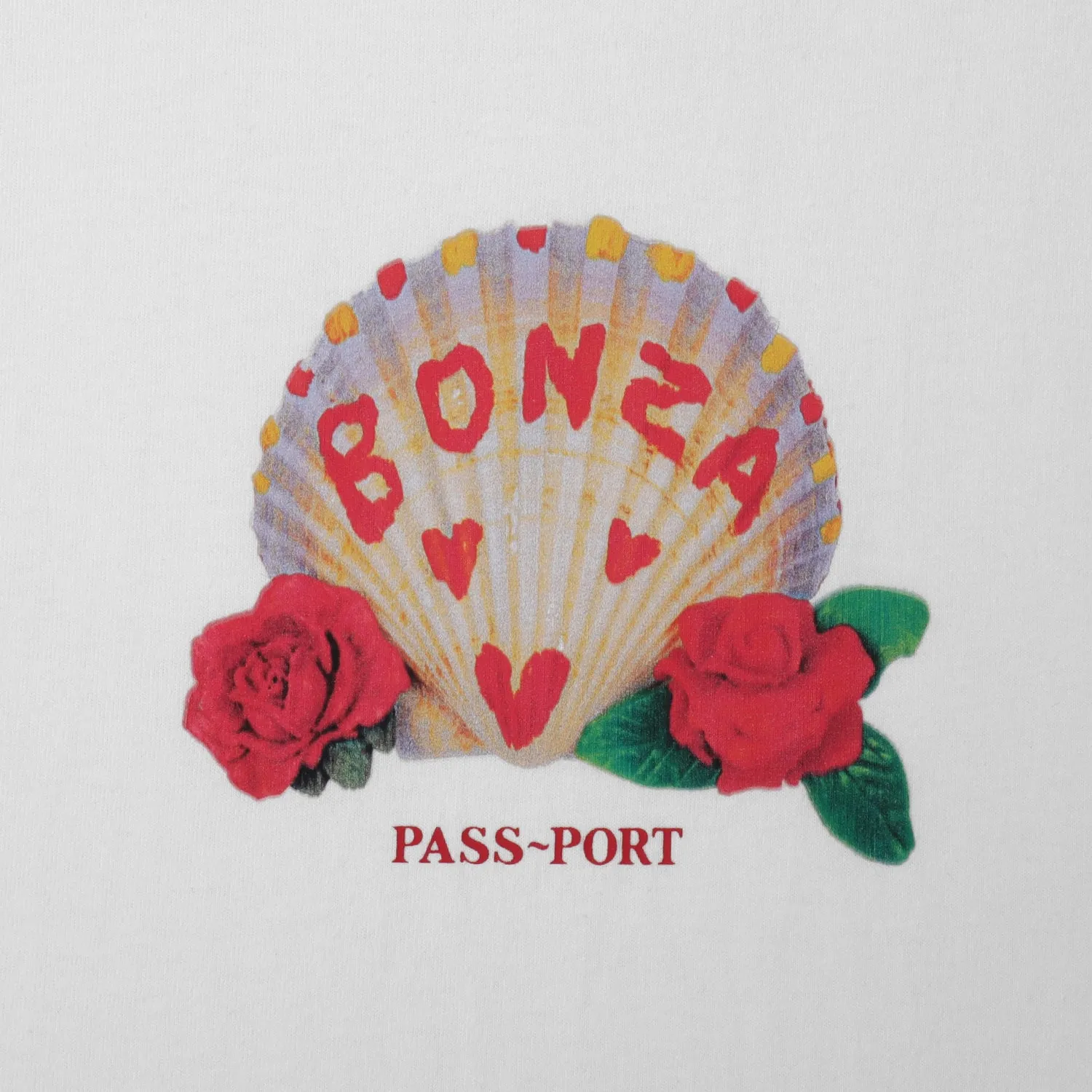 Pass~Port Bonza Tee - White Natural Fiber Blend Versatile Design