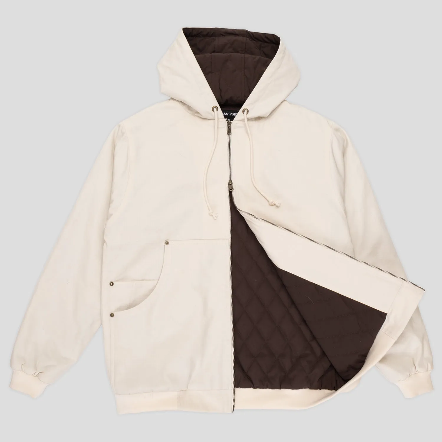 User Experience product personalization creativity Pass~Port Diggers Club Ripstop Zip Hood - Bone