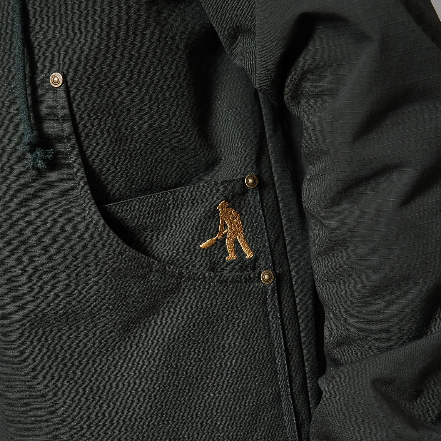 Pass~Port Diggers Club Ripstop Zip Hood - Dark Green Smart Layer