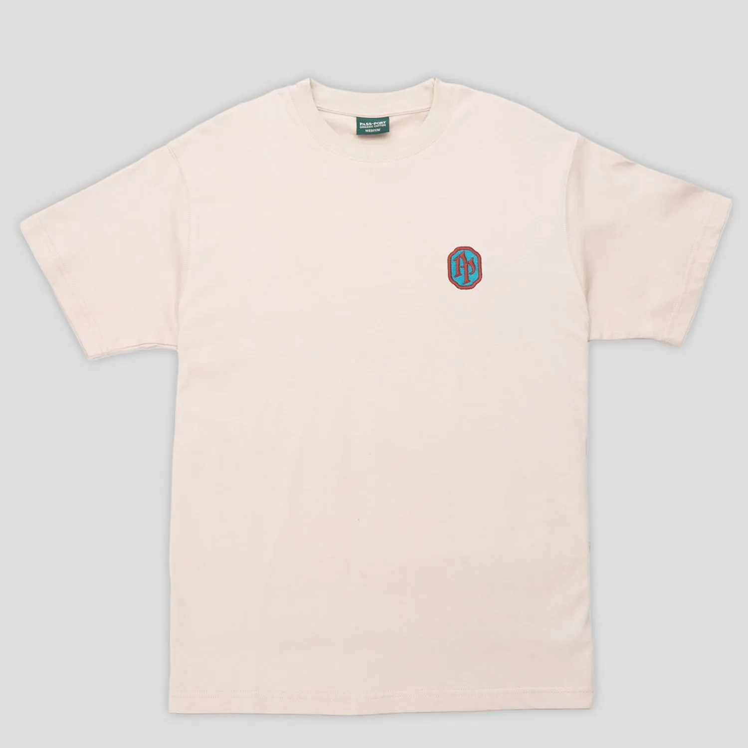 Elastic waist Pass~Port Emblematic Organic Cotton Tee - Stone