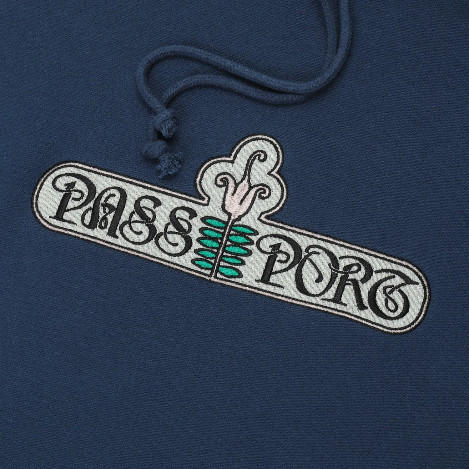 Pass~Port Gardenia Hoodie - Navy product fleece lining warmth