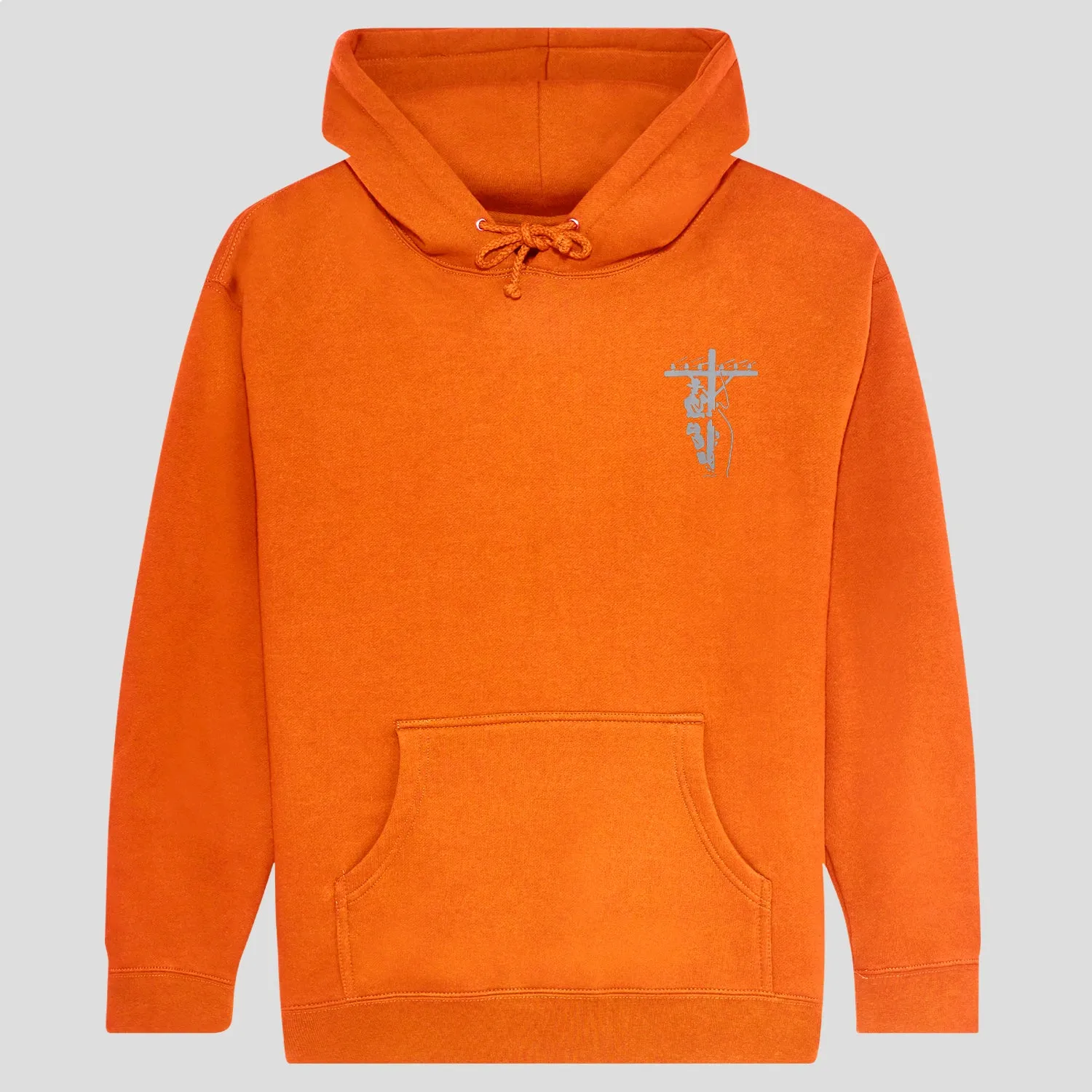 Pass~Port Line~Worx Hoodie - Safety Orange product yoga friendliness