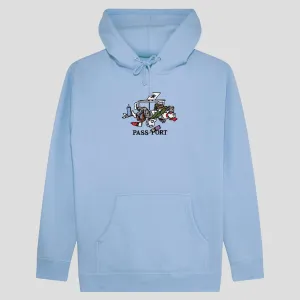 Brunch Style Pass~Port Lucid Dream Hoodie - Light Blue