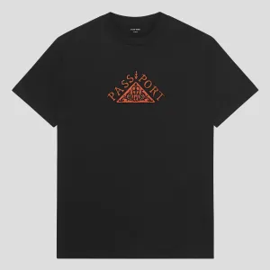 Pass~Port Manuscript Tee - Black Comfy Apparel Minimalist Style