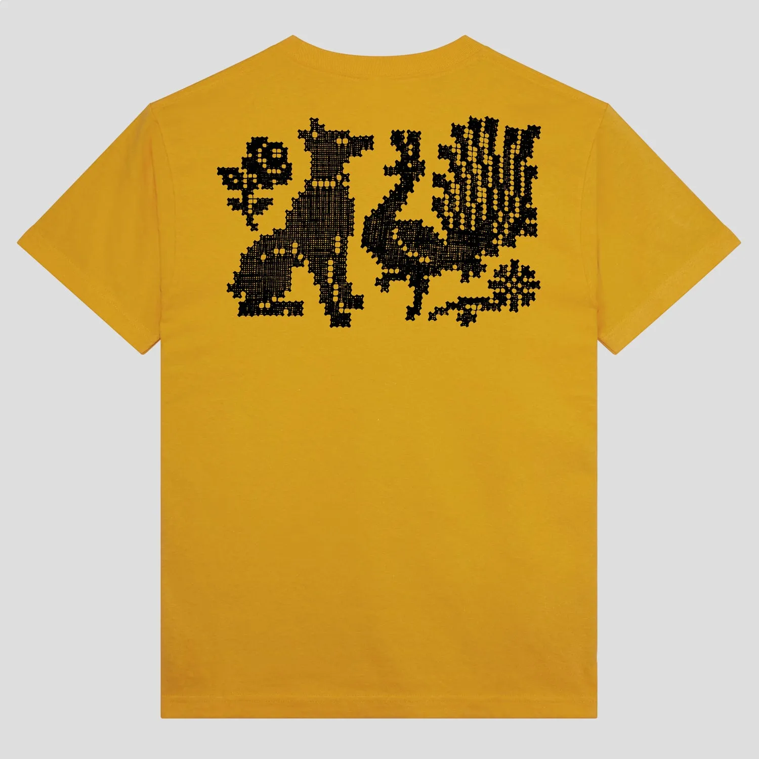 Pass~Port Needlework Tee - Gold Gym clothing Layerable Look