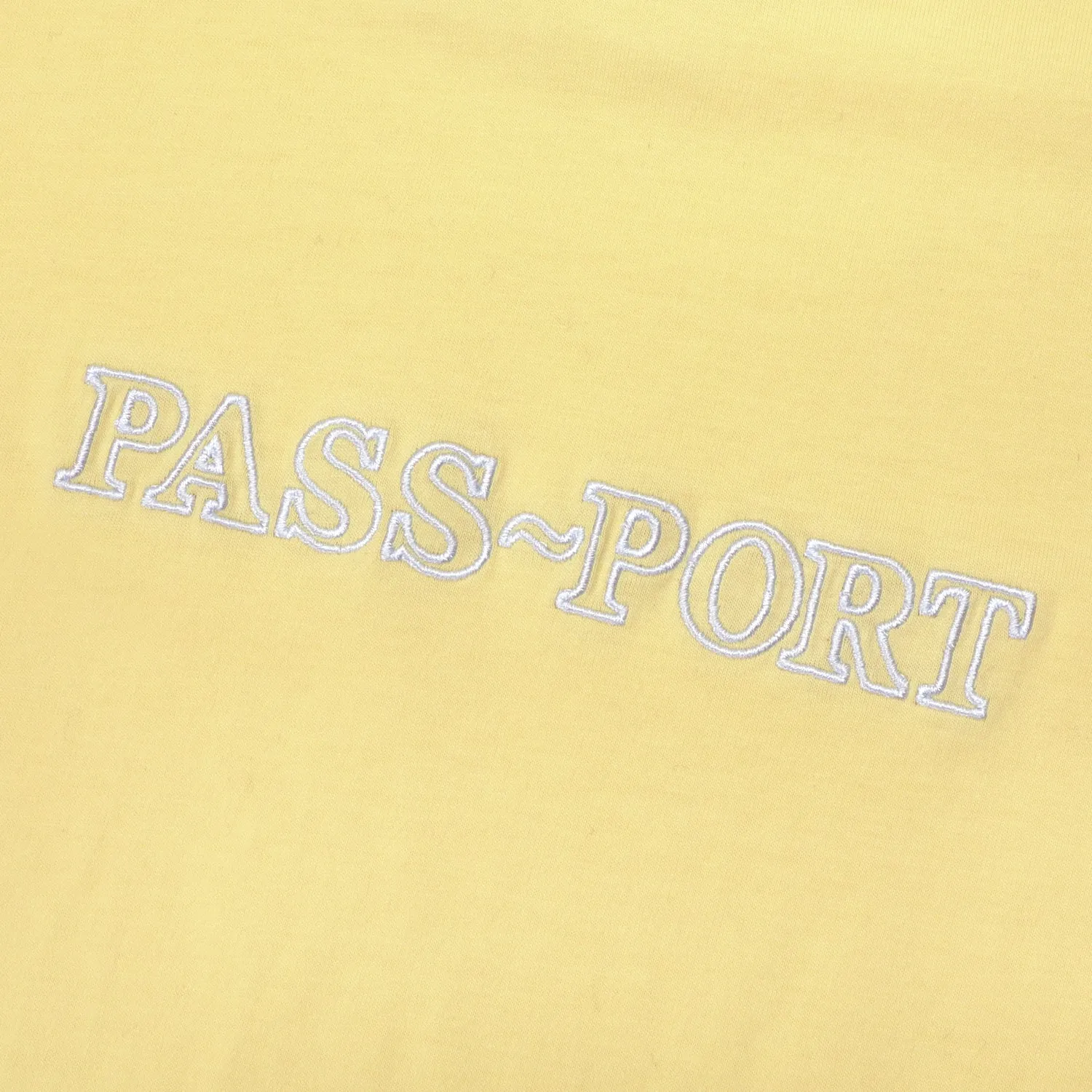 Pass~Port Official Organic Cotton Tee - Butter Yellow Active Wearable