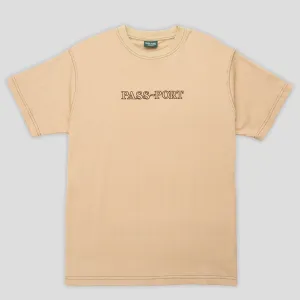 Pass~Port Official Organic Cotton Tee - Sand Everyday Style Trend