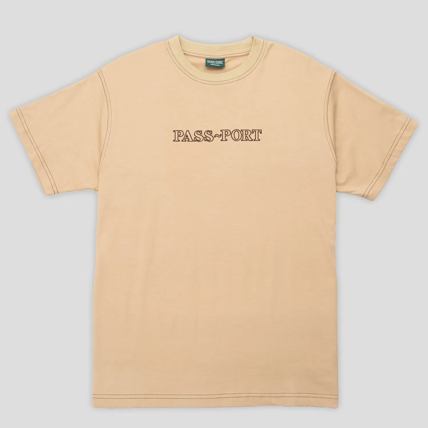 Customer Favorite Pass~Port Official Organic Cotton Tee - Sand