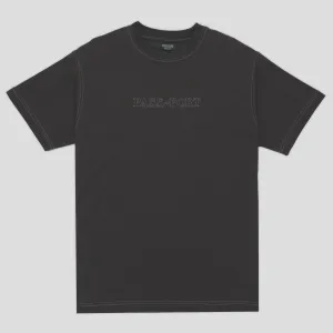 Pass~Port Official Organic Cotton Tee - Vintage Black Minimalist Wear