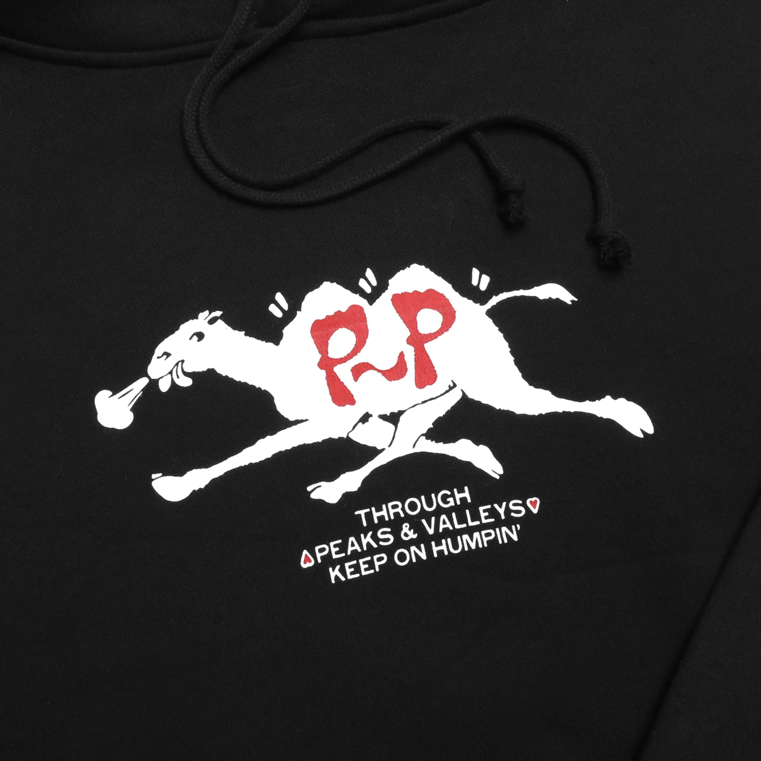 right for travel Pass~Port Peaks & Valleys Hoodie - Black