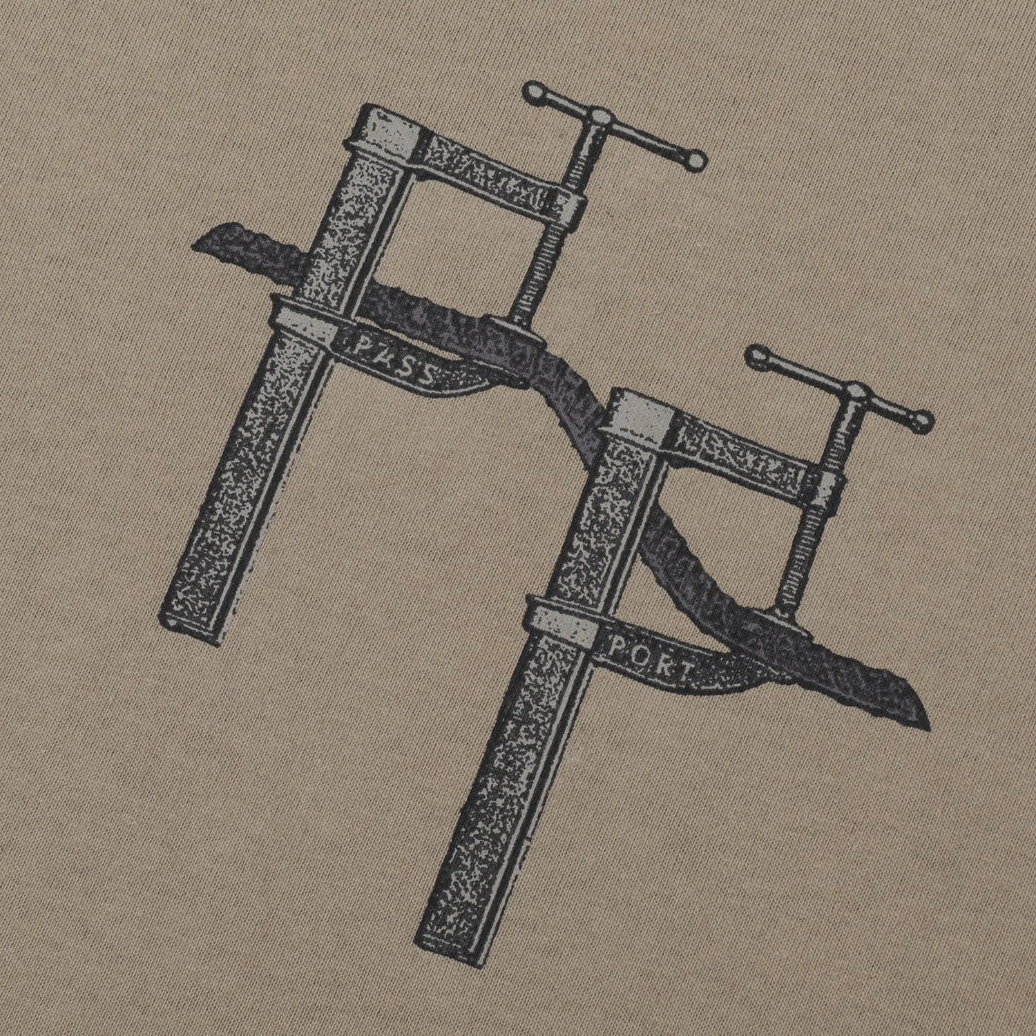 Sports Apparel Pass~Port Re~Bar Tee - Khaki