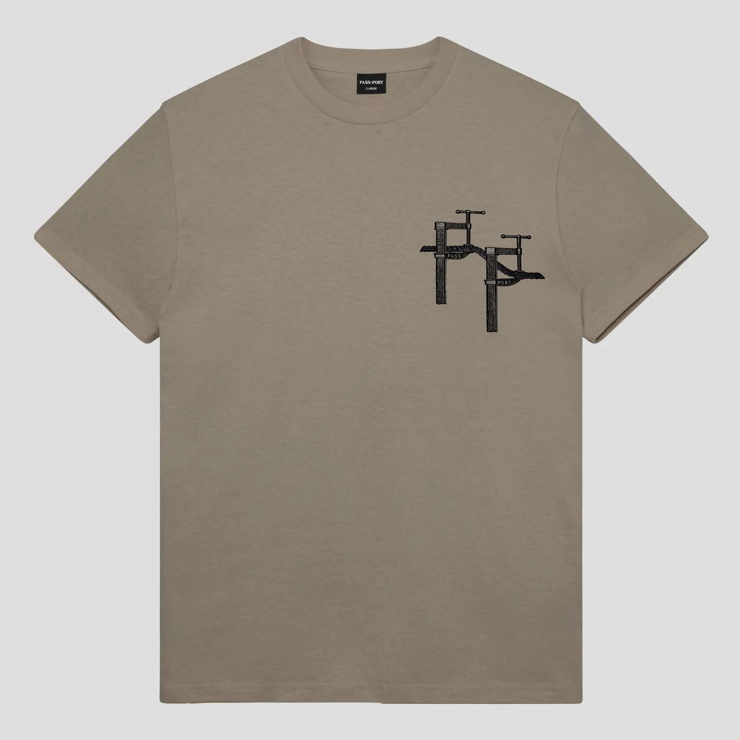 Pass~Port Re~Bar Tee - Khaki Easter