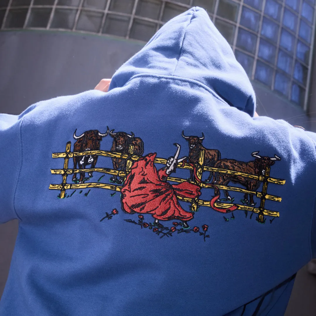 product hiking suitable durability Pass~Port Red Flag Hoodie - Harbour Blue