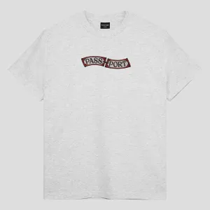 Pass~Port Red Flag Tee - Ash cycling outfit Layering Must-Have