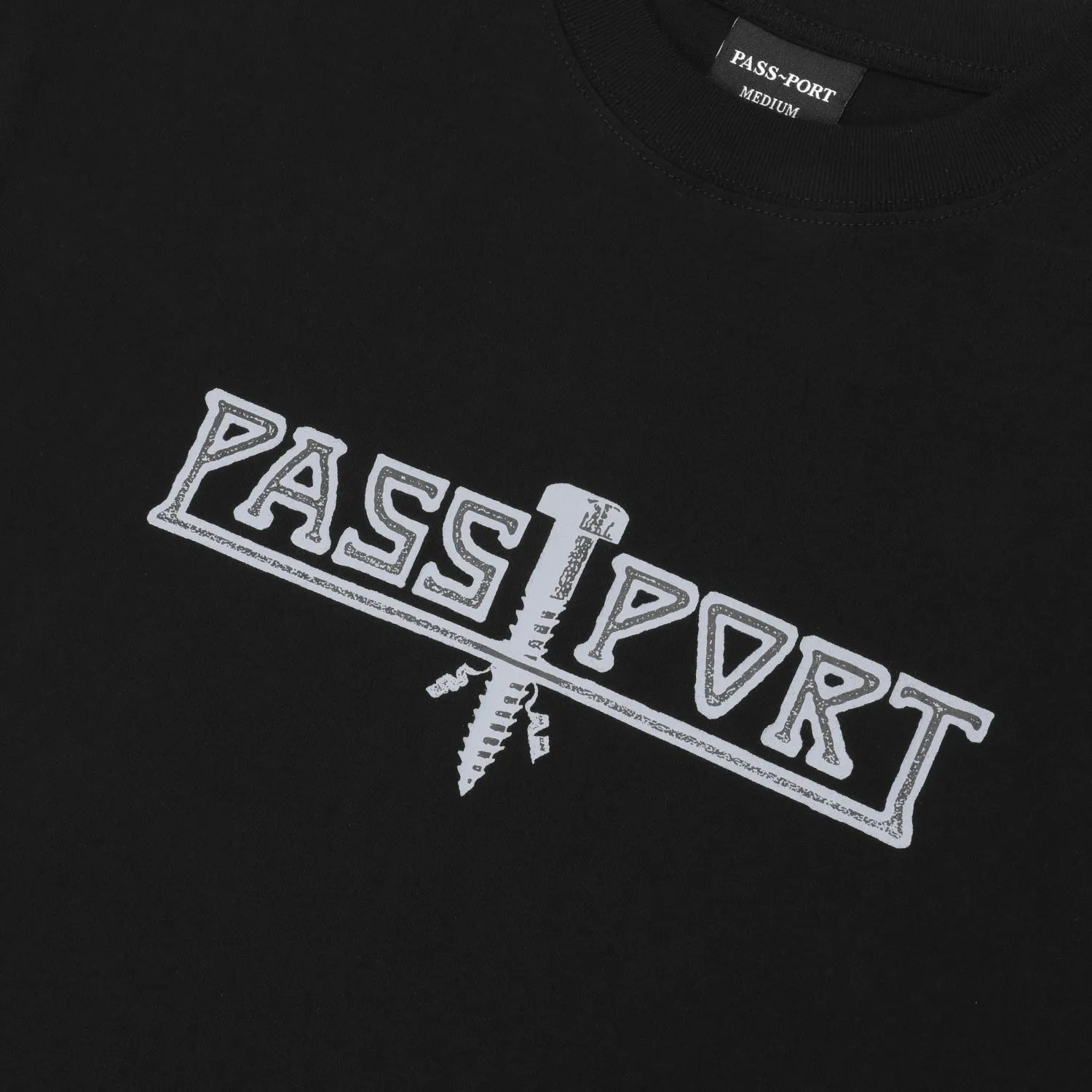 Casual Layer Active Layering Pass~Port Screwed Tee - Black