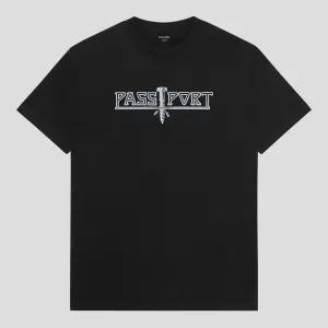 Pass~Port Screwed Tee - Black Temperature Regulating Urban Trend