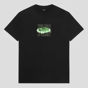 Layered Wear Pass~Port Soap Tee - Black