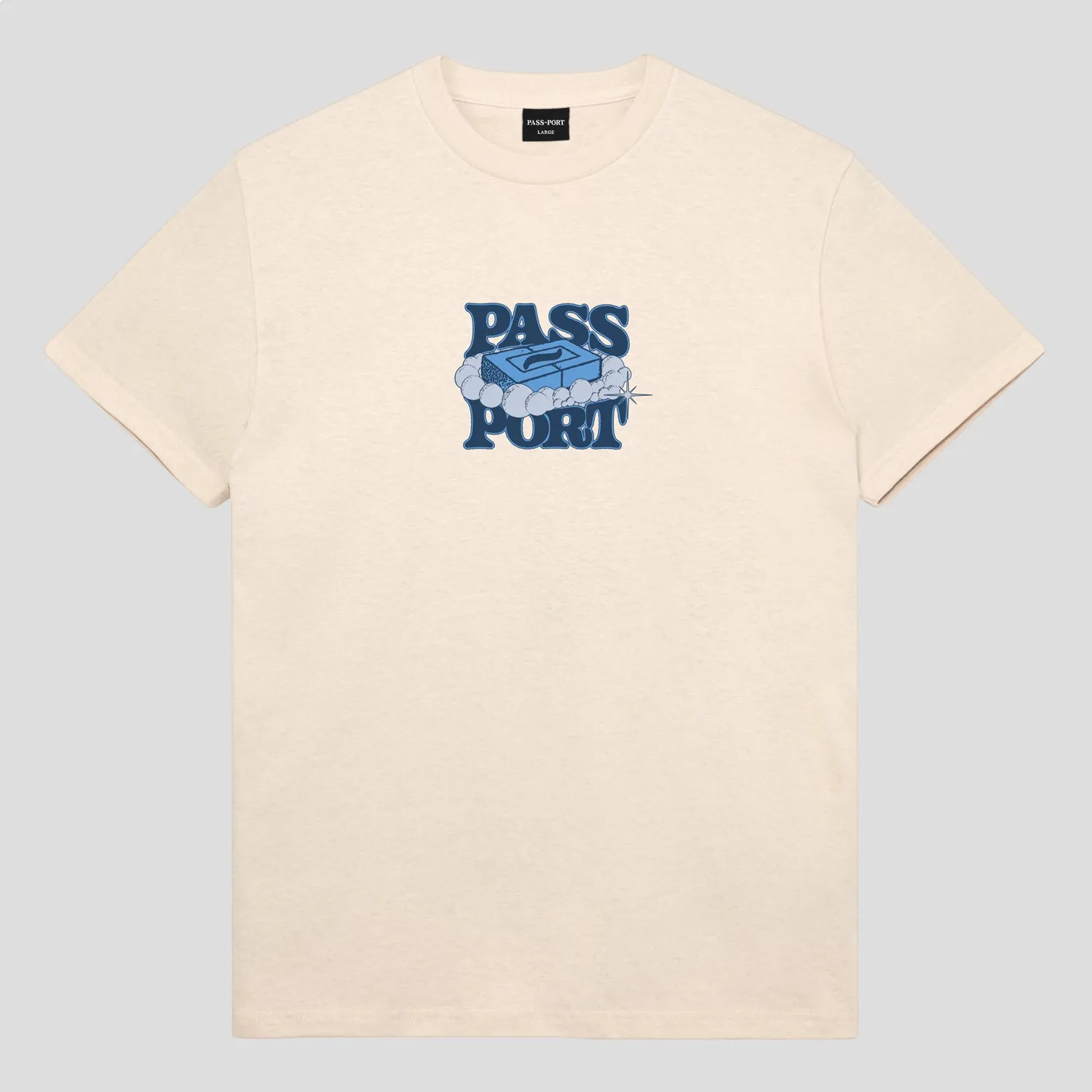 Pass~Port Soap Tee - Natural men's clothing Chill Comfort