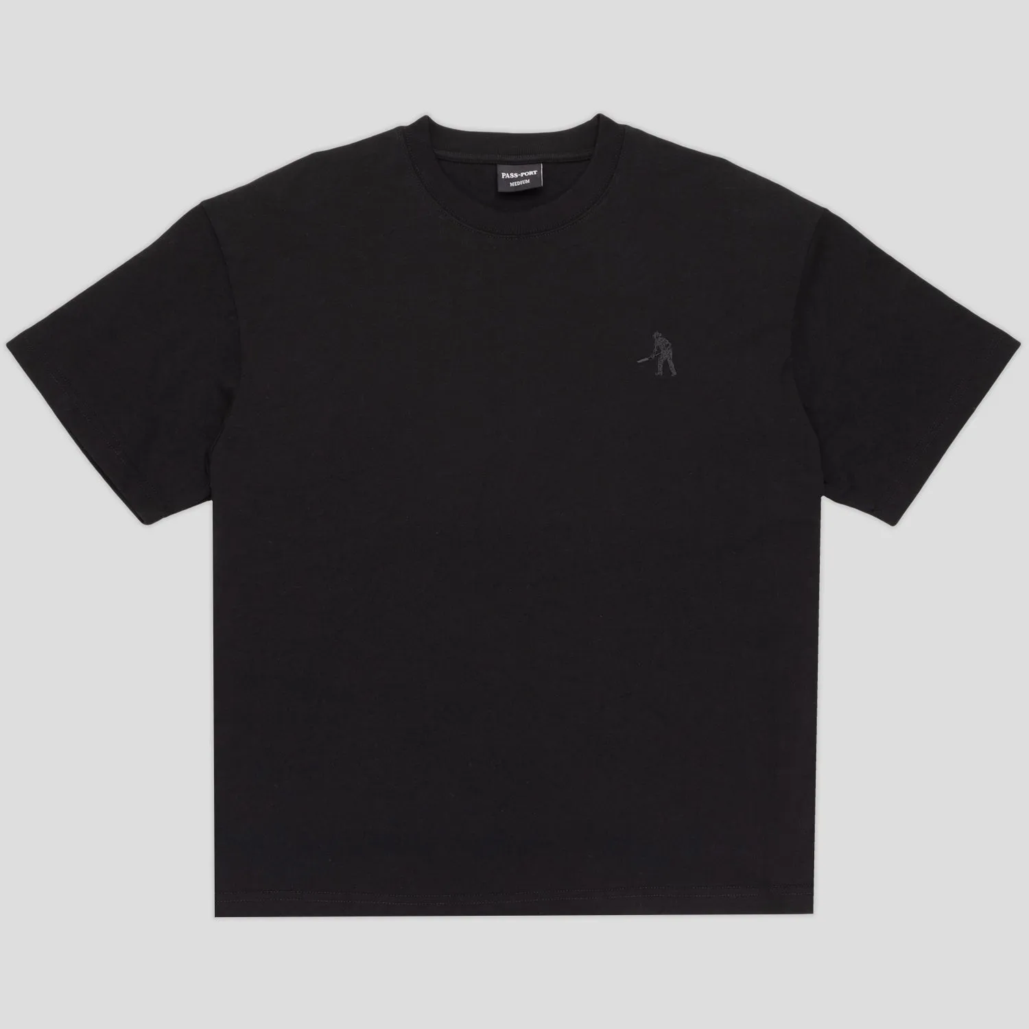 Simple yet stylish Pass~Port Solid Workers Tee - Black