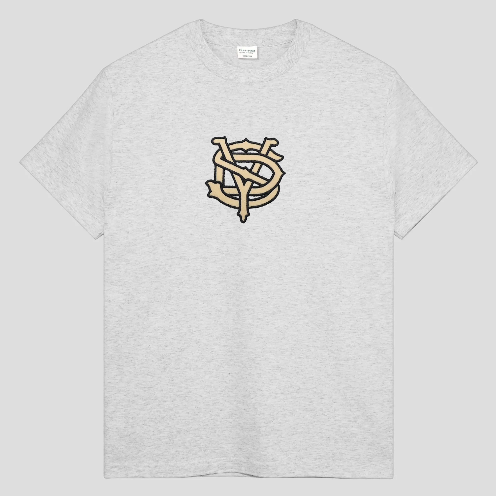 Pass~Port Store & Gallery Exclusive Syd Logo Tee - Ash MinimalBranding Adjustable Hem