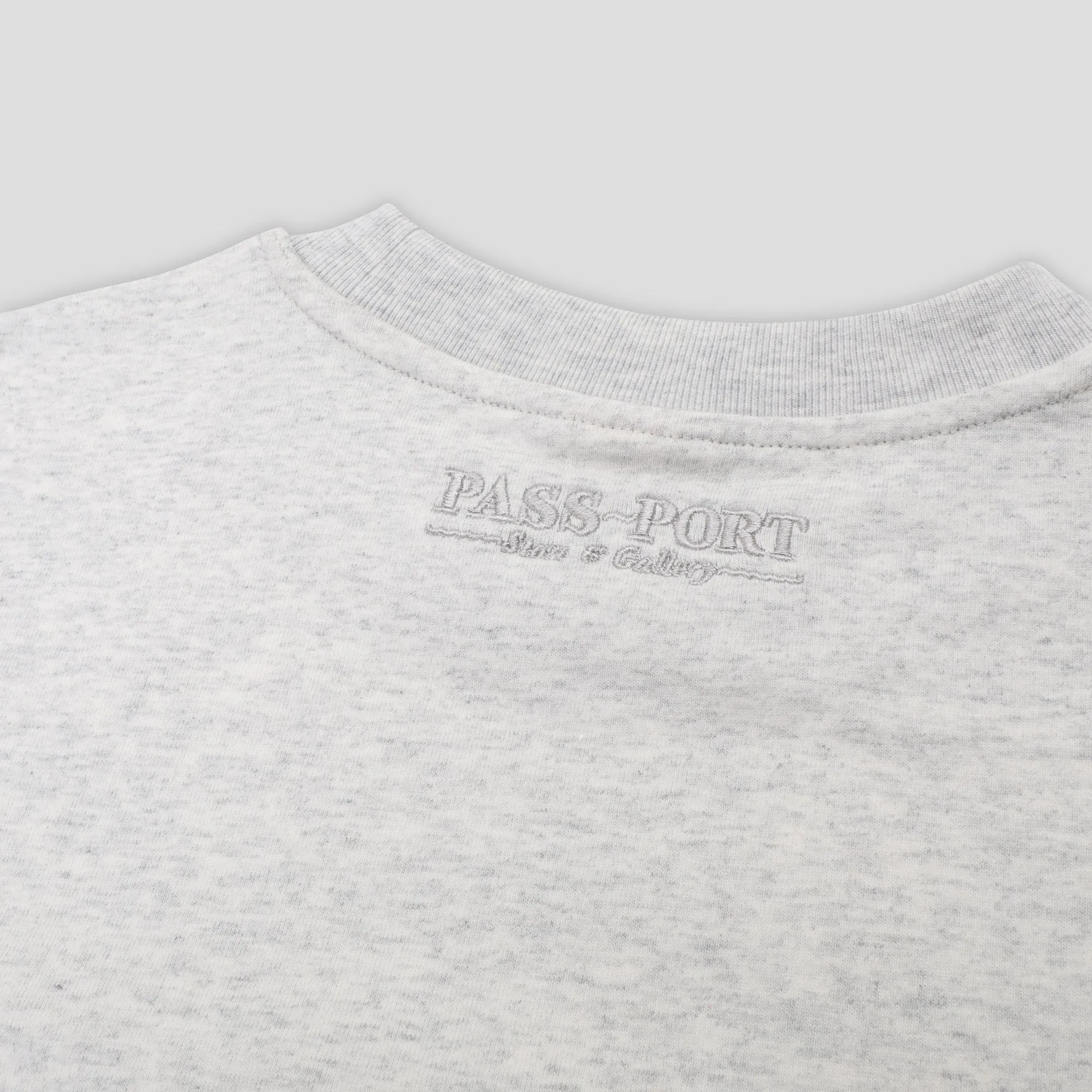 Pass~Port Store & Gallery Exclusive Syd Logo Tee - Ash Simple Fashion