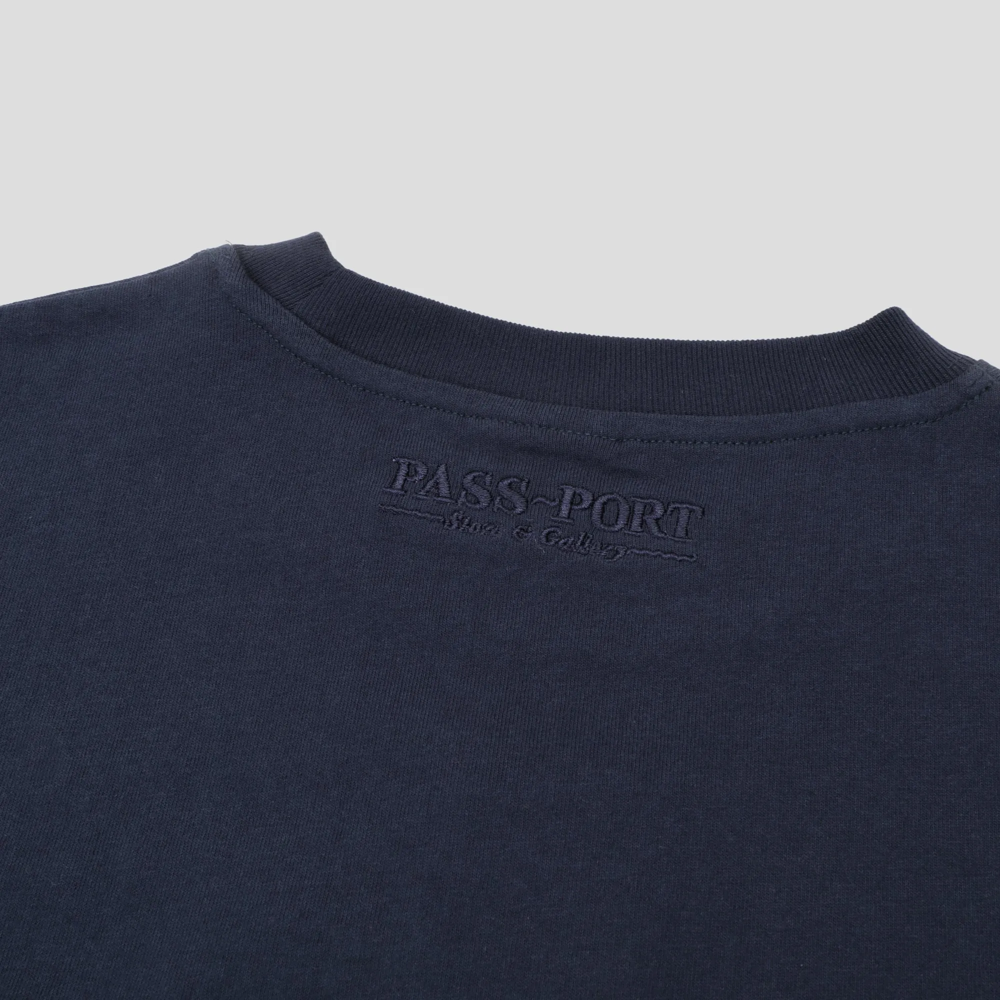 Pass~Port Store & Gallery Exclusive Syd Logo Tee - Navy Fresh Outfit Style