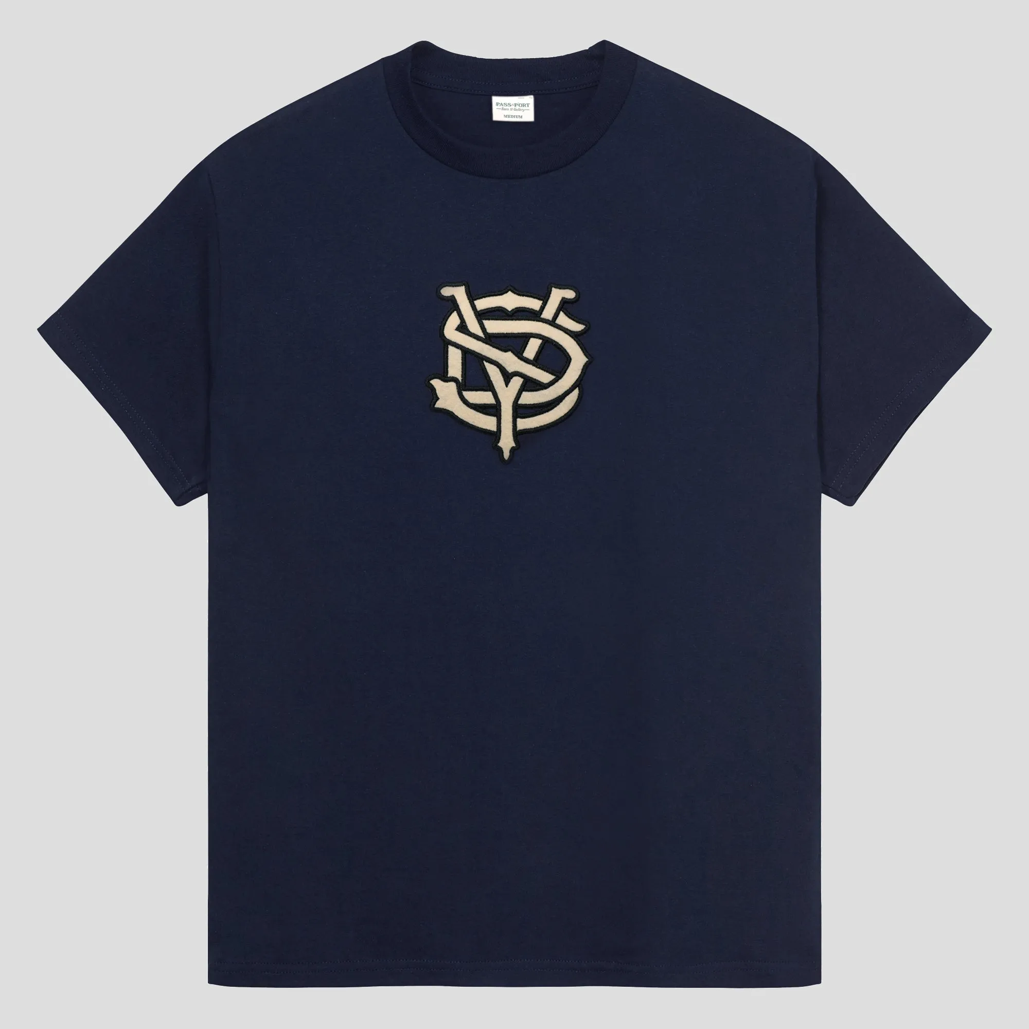 Recycled Polyester Pass~Port Store & Gallery Exclusive Syd Logo Tee - Navy