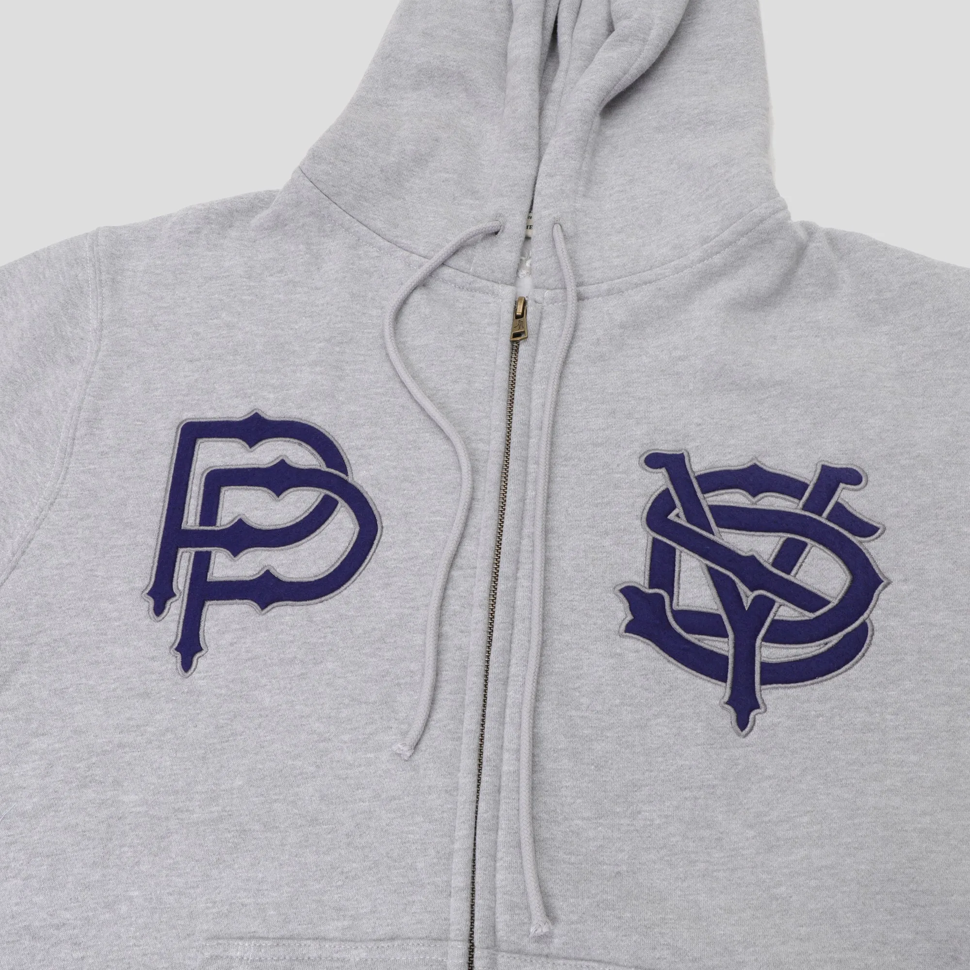 product casual elegance factor Pass~Port Store & Gallery Exclusive Syd Logo Zip Hood - Ash