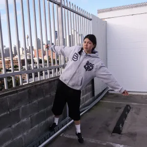 Camouflage Pass~Port Store & Gallery Exclusive Syd Logo Zip Hood - Ash