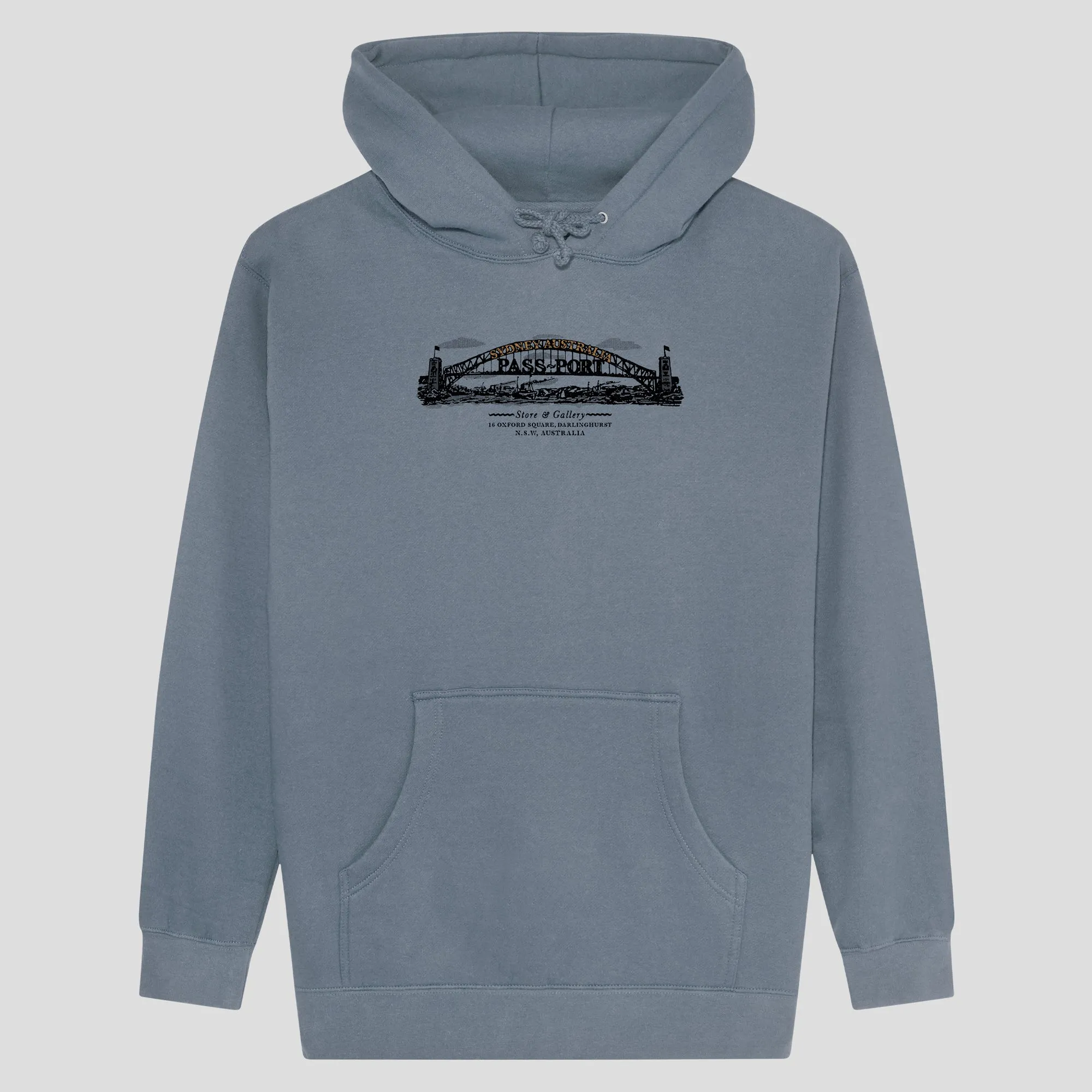 Cozy All Season Cozy Everyday Pass~Port Store & Gallery Exclusive Sydney Harbour Hoodie - Alpine Blue
