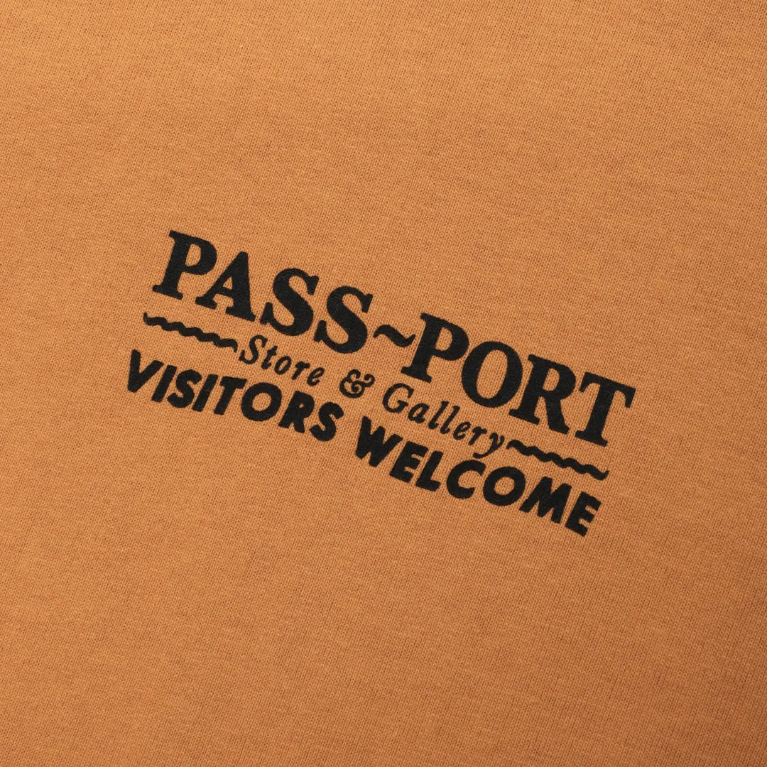Classic Chic Pass~Port Store & Gallery Exclusive Welcome To Darlo Tee - Golden Brown