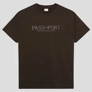 Roomy Comfort Pass~Port Store & Gallery Exclusive Wired Logo Tee - Bark