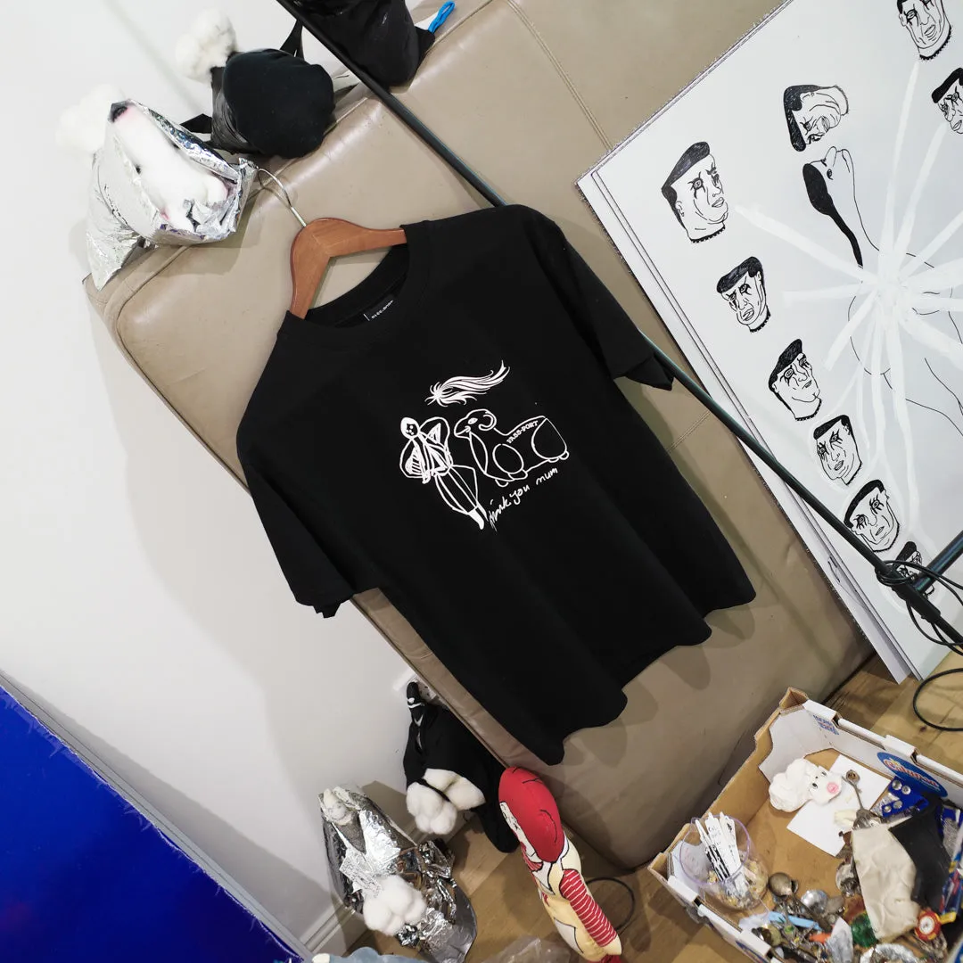 Pass~Port Thank You Mum Tee - Black Cozy Wear Trendy Vibes