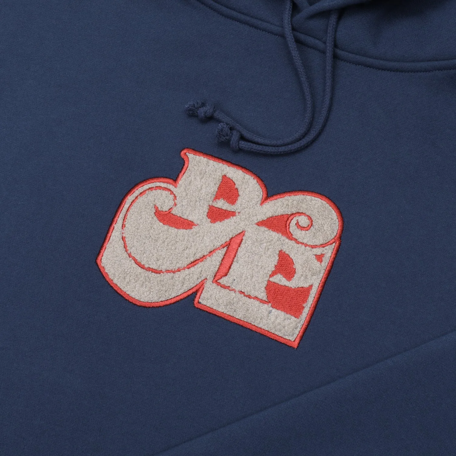 Pass~Port Tilde Stamp Hoodie - Navy Soft and Warm