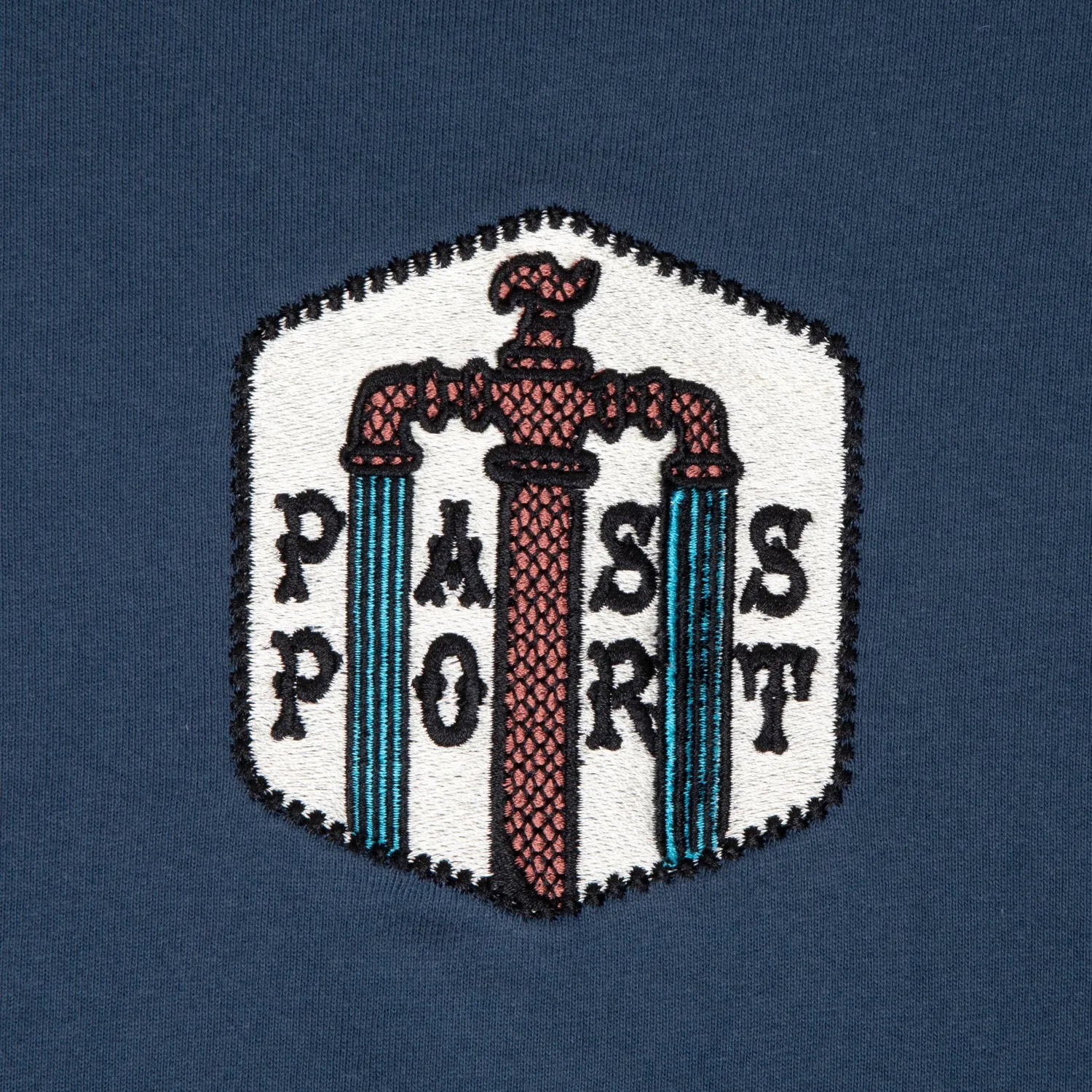 Seasonal Must-Have Pass~Port Water Supply Tee - Harbour Blue