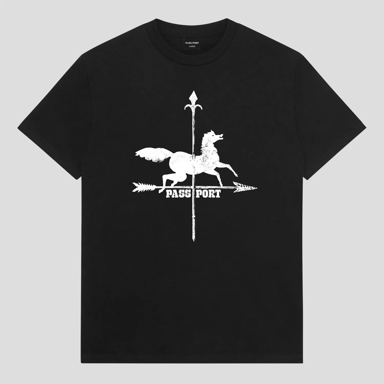 Fresh Trend Pass~Port Weathervane Tee - Black