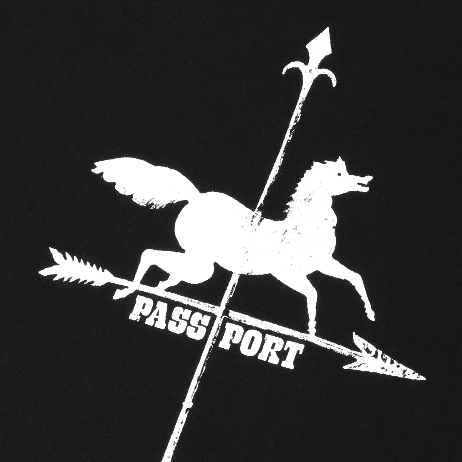 Pass~Port Weathervane Tee - Black Holiday Style Perfect Comfort